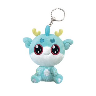 大中华寻宝记周边神兽顶呱呱毛绒钥匙扣公仔儿童书包挂饰挂件礼物