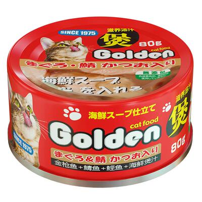 金赏猫罐头浓汤补水中国