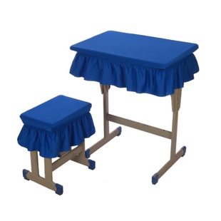 中小学生课桌罩桌套椅套防水课桌布40*60单人双人定做课桌套印字