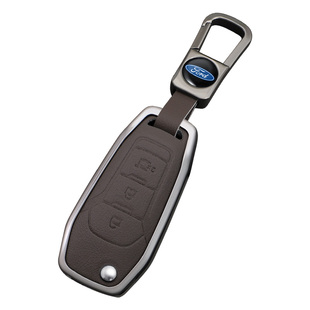 专用2019年-24款福特撼路者车钥匙套15年17款福睿斯锁匙包金属扣