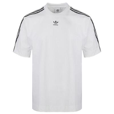 Adidas/阿迪达斯正品WARM-UP T-SHIRT男子休闲运动短袖T恤 CW1217