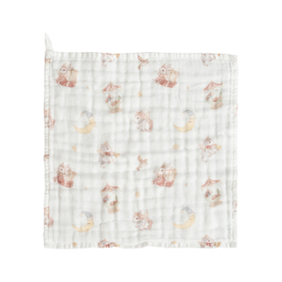 gb好孩子婴儿洗脸巾纱布毛巾口水巾新生儿宝宝儿童a类纯棉小方巾