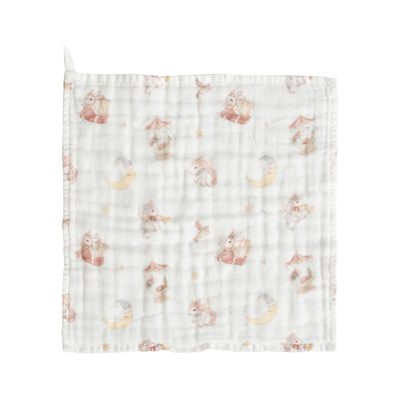 gb好孩子婴儿儿童纱布纯棉口水巾