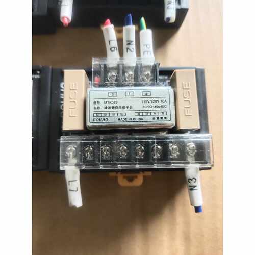 【请询价】多贺滤波器保险端子台MTK072滤波器10A成色充新无划
