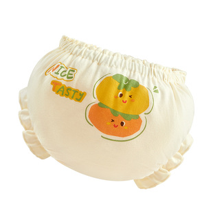 婴儿内裤女宝宝夏儿童纯棉训练短裤小童女童婴幼儿面包裤三角全棉