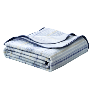 富安娜法兰绒毛毯加厚冬季保暖盖毯宿舍沙发午睡被子绒毯床单毯子