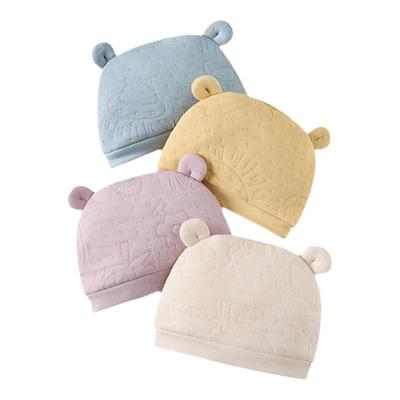 童泰婴儿帽子新生儿纯棉保暖胎帽