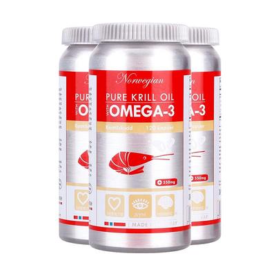 挪威bp贝尔法青素磷虾油红瓶