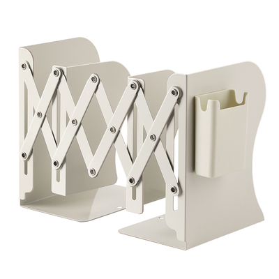 加大加厚伸缩书立磁吸书架带笔筒