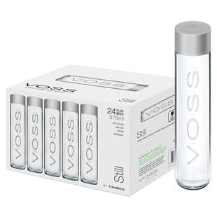 voss芙丝矿泉水330/500ml*24瓶整箱塑料瓶进口天然弱碱性水气泡水