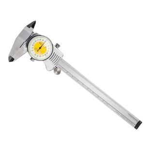 德国安度带表卡尺150工业级量具配件小型家用不锈钢外径测厚仪