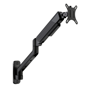 北弧显示器支架壁挂式打孔电脑托架机械增高拉伸升降悬臂17-40寸