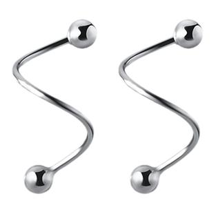 GuangYu圆珠旋转耳环男养耳洞小众气质耳钉女高级感钛钢耳饰单只