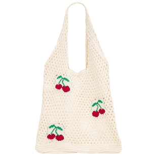 8 Other Reasons 包袋针织镂空樱桃手提包简约大容量REVOLVE新款