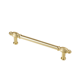 新款轻奢法式黄铜色柜门明装拉手金色高端橱柜抽屉单孔衣柜门把手