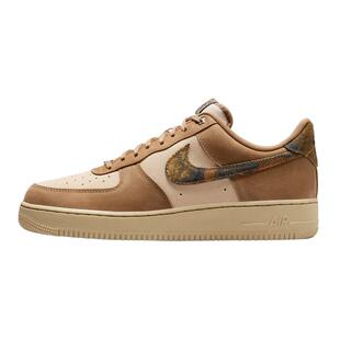 Nike耐克空军一号男鞋落叶卡其棕色AF1复古运动鞋板鞋IO9803-200