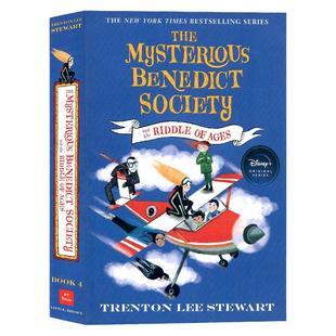 神秘的本尼迪克特社会与时代之谜 英文原版 The Mysterious Benedict Society and the Riddle of Ages 青少年课外阅读儿童文学书