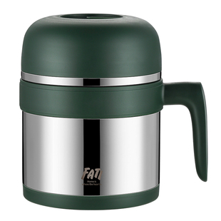 304不锈钢保温饭盒上班族快餐杯学生便当盒食堂打饭防烫饭缸餐盒