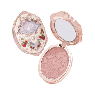 花知晓腮红独角兽天鹅白雪草莓洛可可腮蓝腮紫女新款高光修容一体