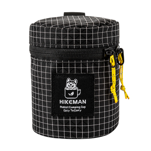 憨客户外钛杯收纳包大力马耐磨收纳整理包露营水杯茶具防撞保护套