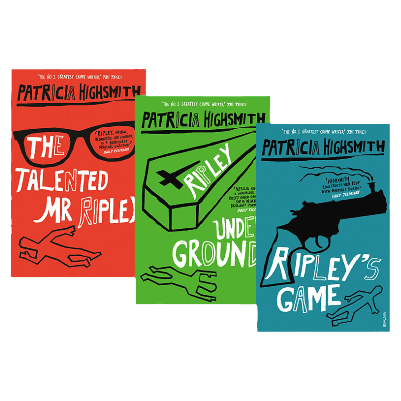 英文原版小说 The Talented Mr Ripley 天才雷普利系列3册 电影原著 雷普利的游戏 Patricia Highsmith 英文版 进口英语原版书籍