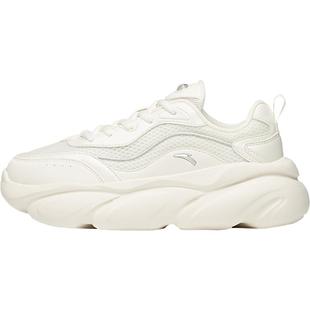 安踏喵喵鞋老爹鞋女鞋猫爪休闲鞋冬季新款增高厚底运动鞋女款鞋子