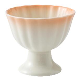 日式手绘创意可爱女生小众设计师杯子陶瓷高脚杯ins冰淇凌冷饮杯