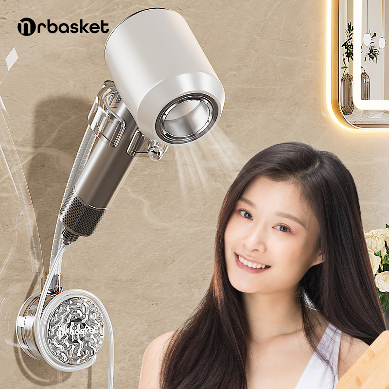 吸盘懒人吹风机支架免打孔浴室吹风筒置物架卫生间吹风机收纳挂架