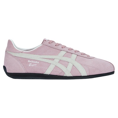 鬼塚虎粉色女款复古运动休闲鞋
