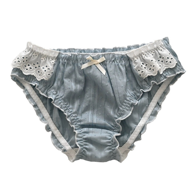 颜值即正义！复古棉布花边舒适透气薄夏季可爱白色内裤（38元包邮