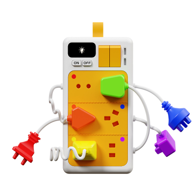 空间敏感期，仿真排插买回家！