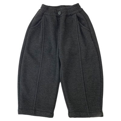 男童加绒休闲裤秋冬简约百搭长裤