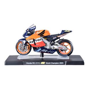 LEO1:18 雅马哈本田 杜卡迪 MotoGP No46罗西仿真合金摩托车模型