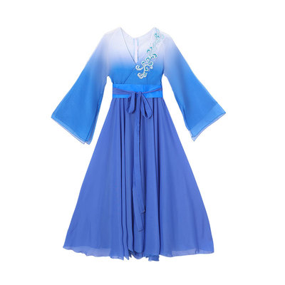 青山远黛舞蹈服女飘逸中国舞