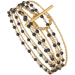 巴黎Caroline Najman正品代购ROXANE多色天然石长项链手链可调节