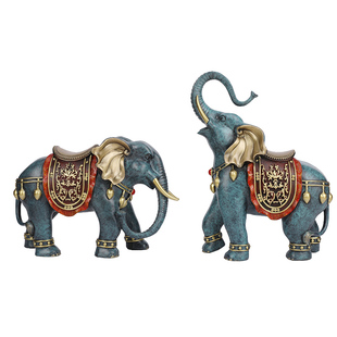 《吉祥对象》大象摆件招财吸水家居客厅玄关酒柜装饰乔迁开业礼品