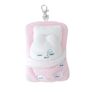 RosyPosy柔设&兔代理卡套校园卡饭卡学生随身证卡套公交卡证件套ins风追星小卡保护套睡觉暖被窝可爱毛绒卡套