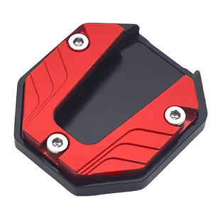 电动车侧边撑加大底座脚撑加宽防滑边撑套摩托车单支垫改装零配件