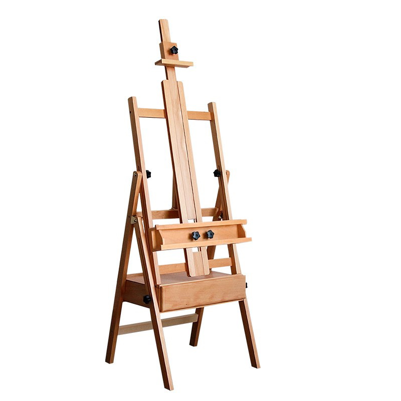 抽屉画架素描工具套装美术生专用展示架画板一体油画架支架式可折叠写生儿童绘画素描桌面神器架子家用户外用