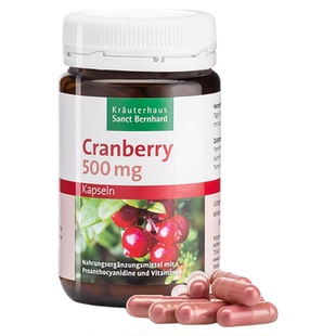 德国原装进口Sanct Bernhard花青素蔓越莓VC胶囊保护女性健康90粒