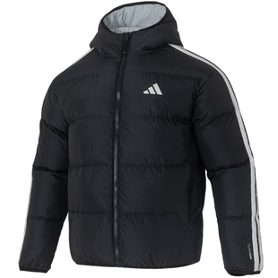 adidas阿迪达斯冬季男子户外运动休闲连帽羽绒服夹克外套KC2490