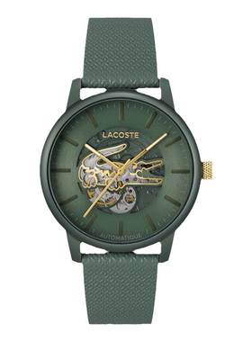 【新款】LACOSTE/法国鳄鱼12.12系列男士腕表欧美镂空机械手表