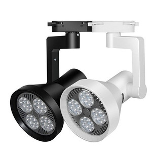 led轨道灯服装店铺商用天花展厅商场展台超亮节能导轨二三线射灯