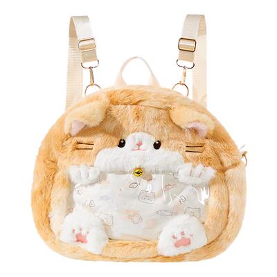 TheGreenParty可爱小熊痛包女生