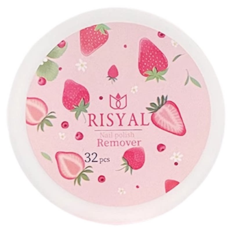 一次性卸甲巾32片盒装不伤真甲卸甲棉片水果味美甲洗甲巾指甲卸巾
