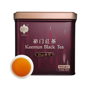 祥源茶 祁门红茶安徽原产茶叶祁山早春祁红工夫小袋装88g祁山春早