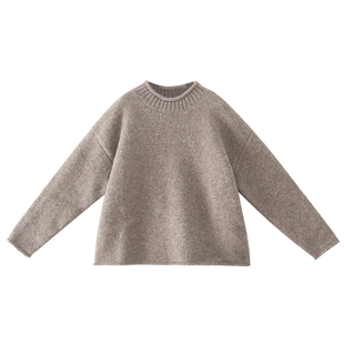 女童毛衣2025秋冬新款女大童初中生羊毛绒针织衫青少年儿童上衣潮