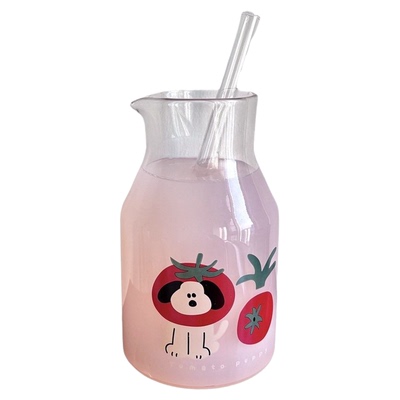 吸管杯玻璃ins风高颜值