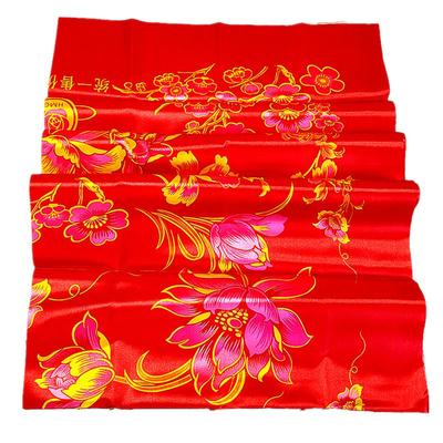 杭州丝绸薄款印花老式被面子批发