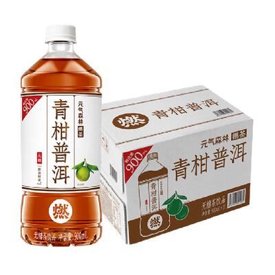 元气森林燃茶青柑普洱900ml*12瓶